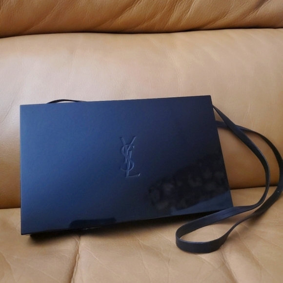 Yves Saint-Laurent YSL Plexi Minaudière Make-up Clutch Used - Picture 1 of 7